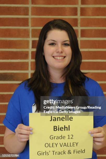 Photo by Lauren A. Little Spring Sports Headshots 2011 Oley Valley High School Janelle Biehl GTRACK