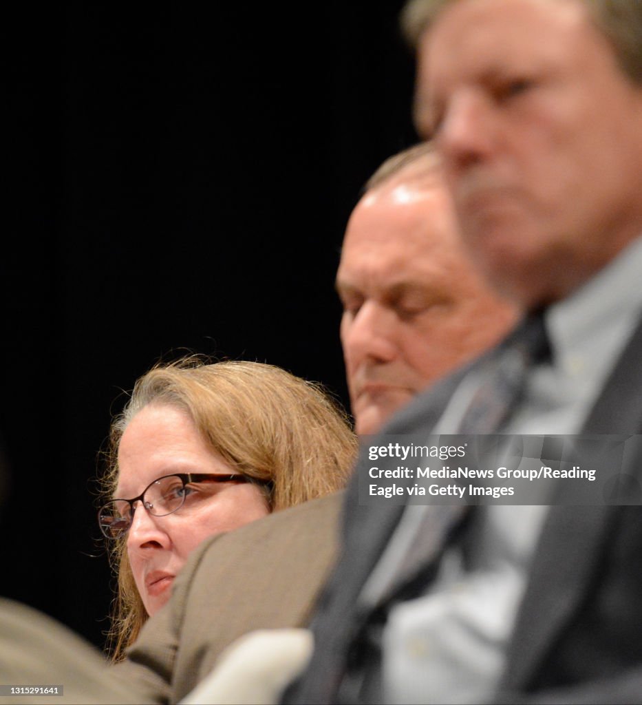School board members Christine M. Neiman, Clay D. Breece, and Robert ...