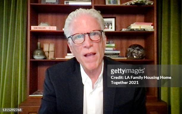 In this screengrab, Ted Danson speaks during LA Family Housing’s Home Together virtual event, presented by RBC|City National Bank and The Smidt...