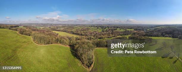 walthew green panorama - lancashire hotpot stock pictures, royalty-free photos & images