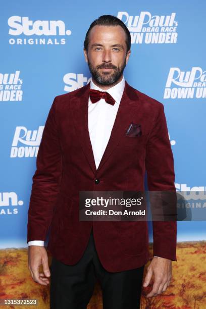 Darren McMullen attends the premiere of RuPaul's Drag Race Down Under at Sydney Opera House on April 30, 2021 in Sydney, Australia.
