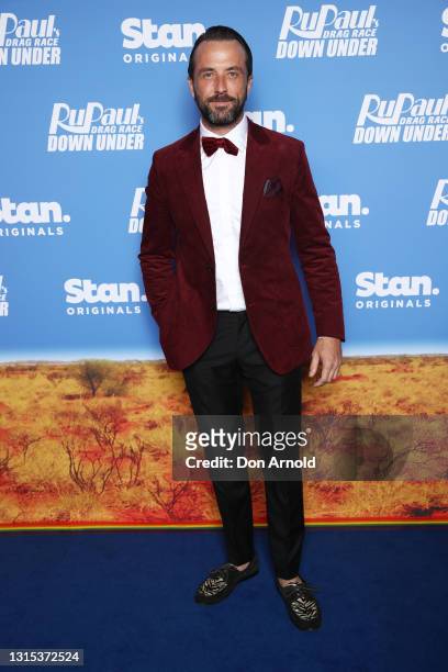 Darren McMullen attends the premiere of RuPaul's Drag Race Down Under at Sydney Opera House on April 30, 2021 in Sydney, Australia.