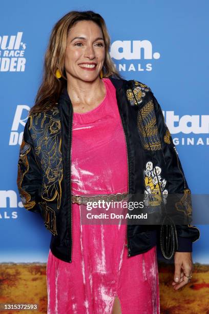 Claudia Karvan attends the premiere of RuPaul's Drag Race Down Under at Sydney Opera House on April 30, 2021 in Sydney, Australia.