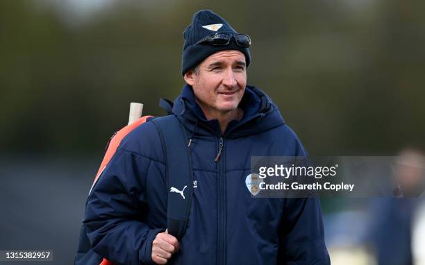 Derbyshire coach Mal Loye during the LV= Insurance County Championship match between at Derbyshire and Nottinghamshire at The Incora County Ground on...