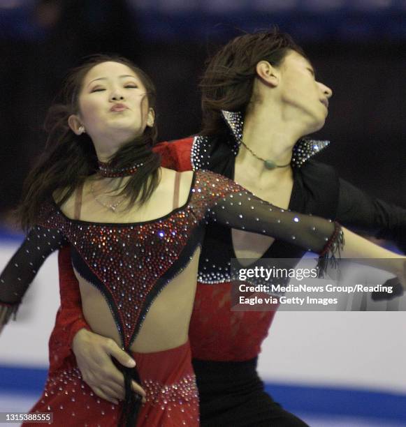 10th place winner in ICe dancing original dance from China Xiaoyang Yu and Chen Wang.Susan L. Angstadt10-24-03