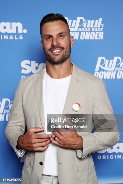 Beau Ryan attends the premiere of RuPaul's Drag Race Down Under at Sydney Opera House on April 30, 2021 in Sydney, Australia.