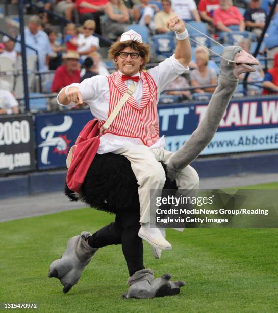 Matt Jackson, as The Crazy Hot Dog Vendor.The Reading Fightin Phils vs the New Hampshire Fisher Cats at FirstEnergy Stadium in Reading Thursday...