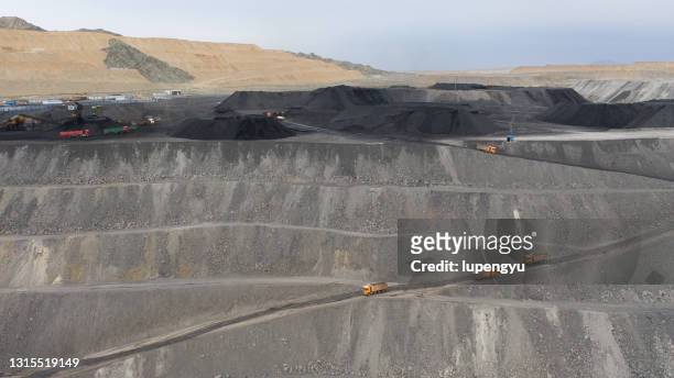 coal mine - china environment mine imagens e fotografias de stock