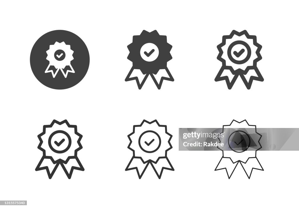 Award Ribbon Icons - Multi Series