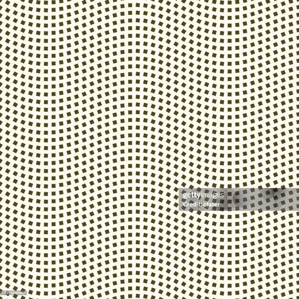 Wave Solid Graphphic Evenly Spaced Solid Squares In Wave Pattern High-Res Vector Graphic ...
