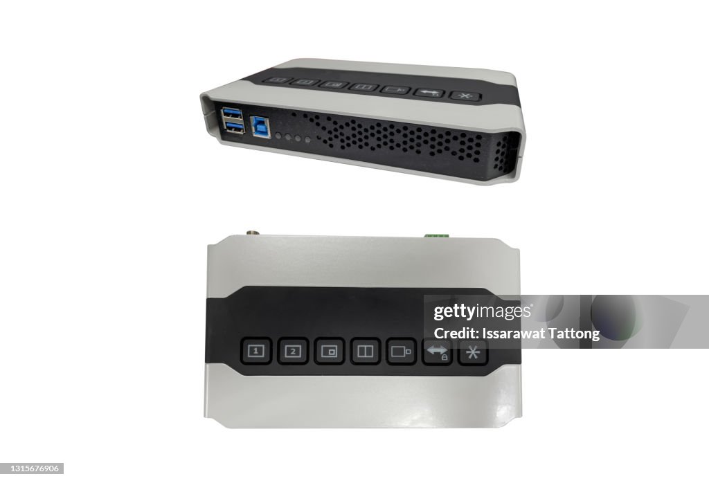 Share Video Converter device isolated on white background