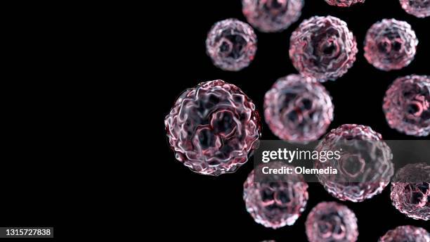 structure nano moléculaire abstraite. sphères 3d - nanoparticule photos et images de collection