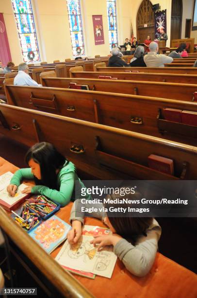 Photo by Harold Hoch - New Journey Service - At 138 South Sixth Street, a struggling church looks to transforming to a ministry center. Alena Aroyo,...