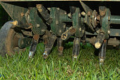 Lawn aerator tines for lawn core aeration