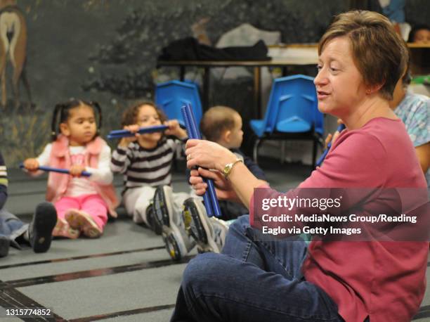 Photo by Lauren A. LittleNovember 4, 2010Person of the Week Carla SeidelCarla Seidel of Exeter Township teaches music classes to toddlers and...