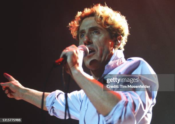 Roger Daltrey of The Who performs at San Jose Arena on September 20, 1996 in San Jose, California.