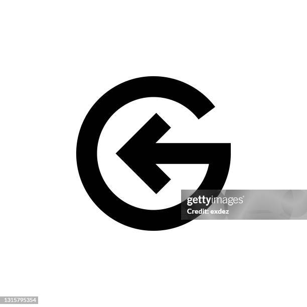 g logo vereinfacht - g stock-grafiken, -clipart, -cartoons und -symbole