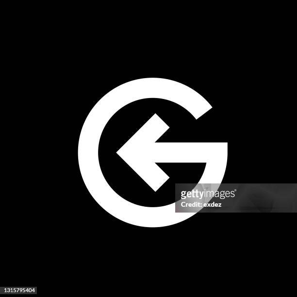 g logo vereinfacht - g stock-grafiken, -clipart, -cartoons und -symbole