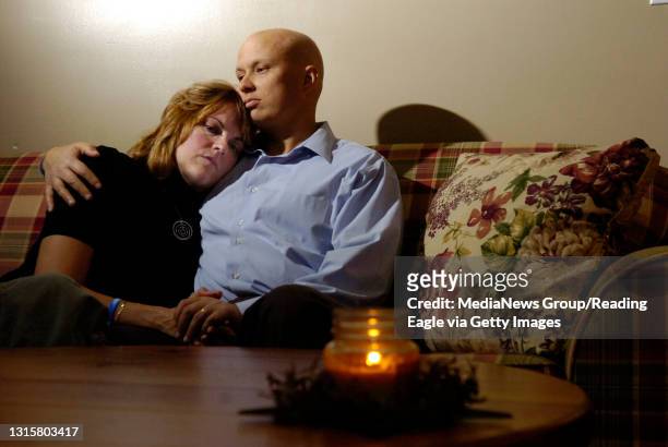 Photo by Krissy Krummenacker 200702261 James M. Whitman and his wife Tina M. In their Exeter Township home Thursday, November 1, 2007. James suffers...