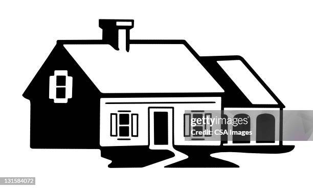 house - roof logo stock illustrations