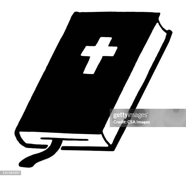 stockillustraties, clipart, cartoons en iconen met bible - religieus kruis