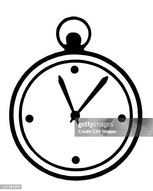 stop watch - clock stock illustrations