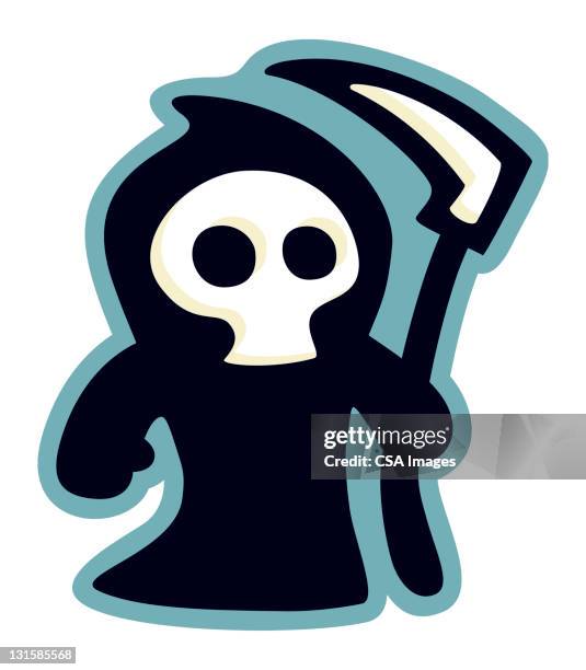 grim reaper - grim reaper stock illustrations