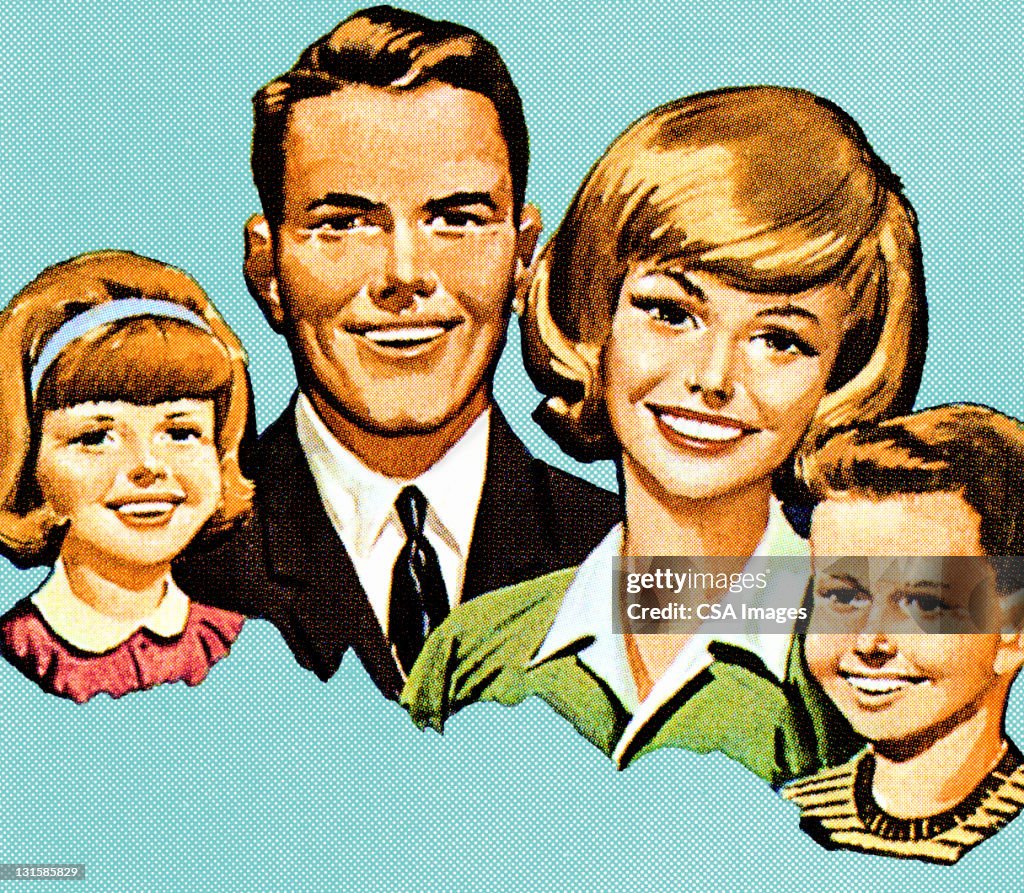 Happy Family Smiling