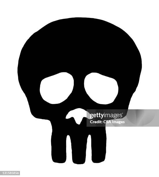 skull - halloween skeleton stock illustrations