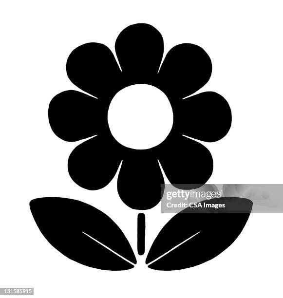 dark flower - petal stock illustrations