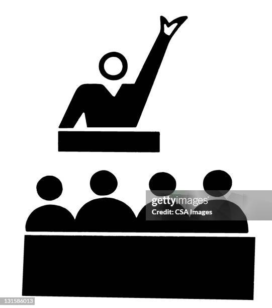 lecture - tape recorder stock illustrations