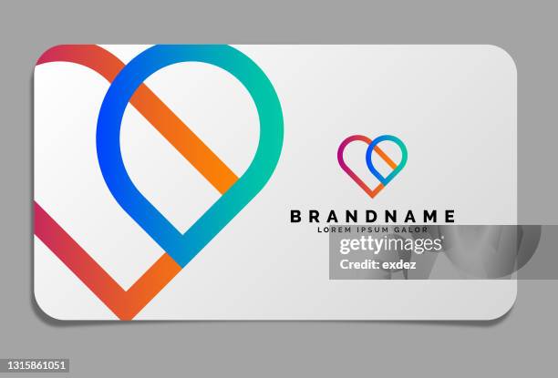 illustrations, cliparts, dessins animés et icônes de lettre un logo sur la carte de visite - lettre a