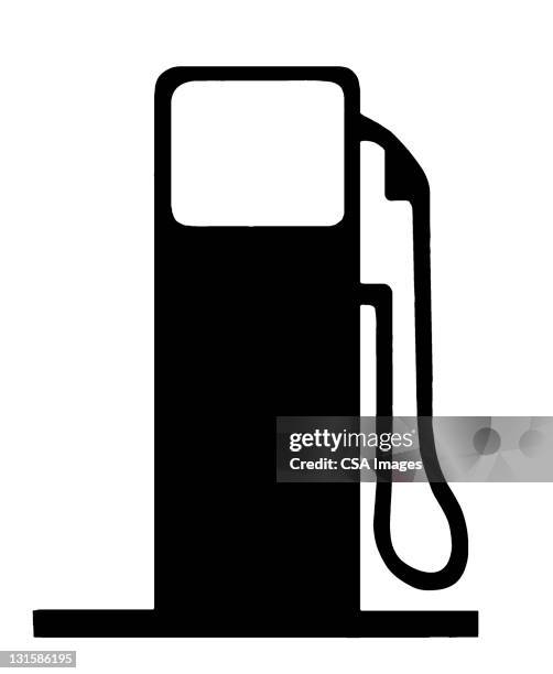 gas pump - ölindustrie stock-grafiken, -clipart, -cartoons und -symbole