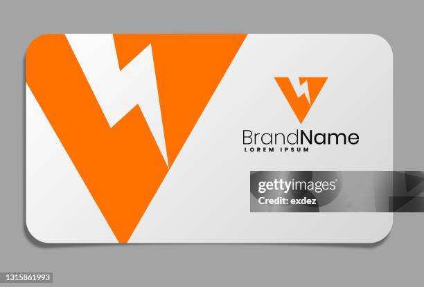 letter a logo on business card - letter a logo stock illustrations