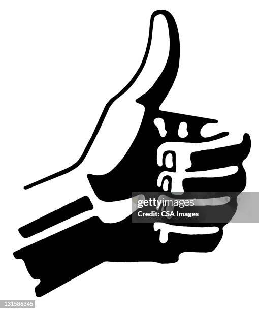 thumbs up - agreement stock illustrations