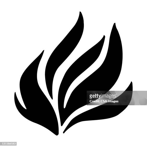 fire - the four elements stock illustrations