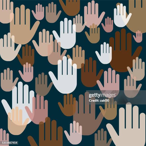 stop racism - activist icon stock-grafiken, -clipart, -cartoons und -symbole