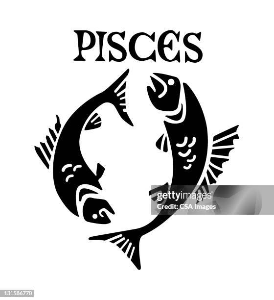 stockillustraties, clipart, cartoons en iconen met pisces - pisces