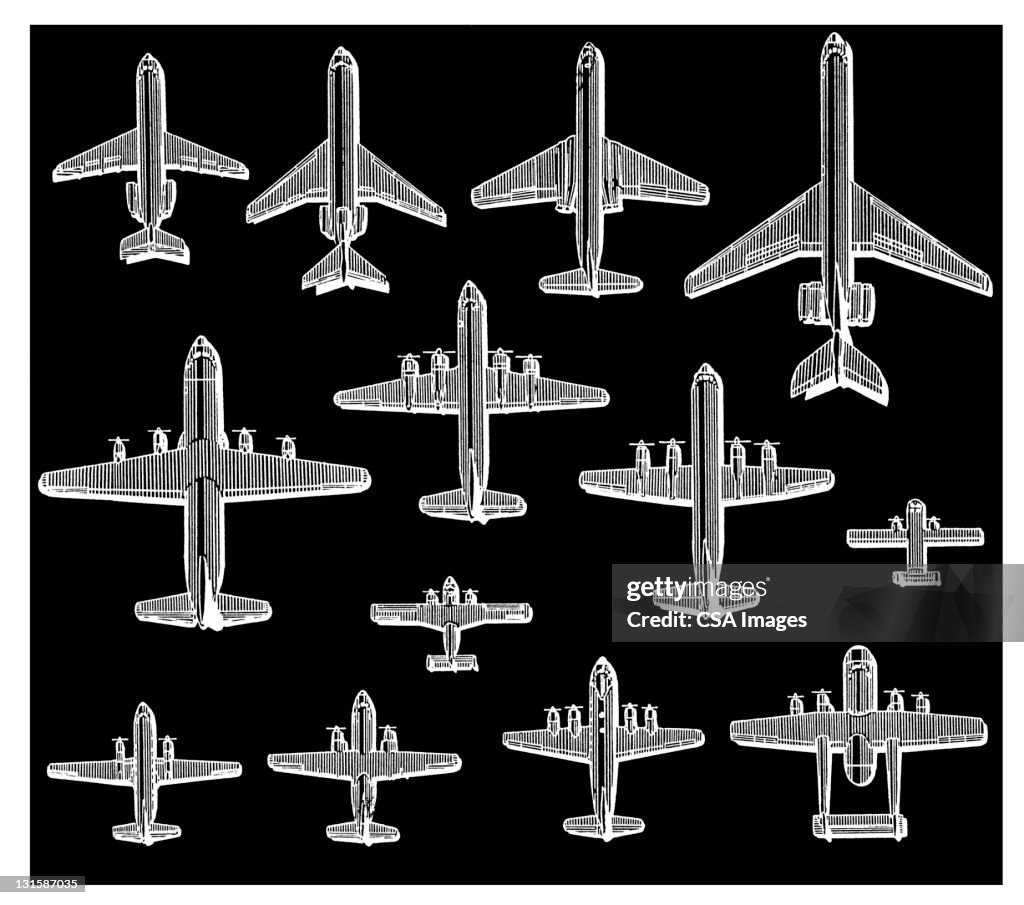 Aircraft Pattern Work Airplane Pattern High-Res Vector Graphic - Getty Images