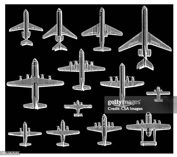 Aircraft Pattern Chart Airplane Pattern High-Res Vector Graphic - Getty Images