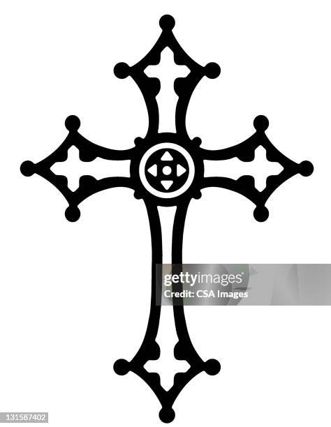 ilustrações, clipart, desenhos animados e ícones de cross - religious icon