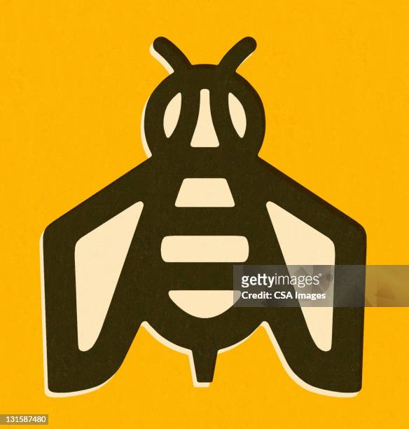 stylized bee - wasp 幅插畫檔、美工圖案、卡通及圖標