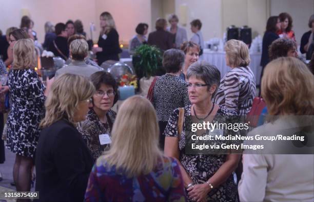 Wyomissing, PADuring the Women2Women event at the Crowne Plaza in Wyomissing Thursday evening. Regina Brett was the speaker.Photo by Ben Hasty