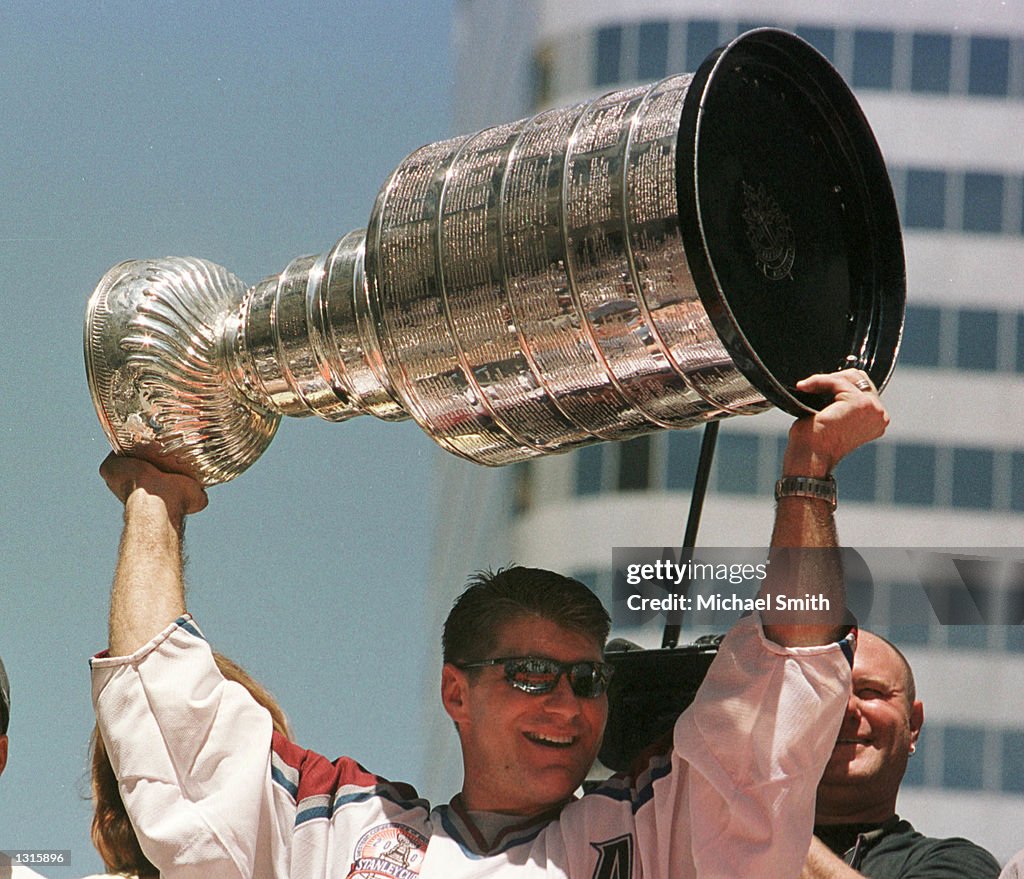 Colorado Avalanche Victory Parade with Stanley Cup