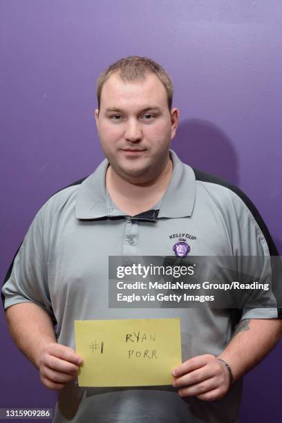 Ryan Porr first place after semifinals.Finalists in the Berks Amateur bowling tournament at Berks Lanes, Spring Township. Photo by Jeremy Drey...