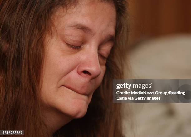 Photo Ryan McFadden 200503310 Virginia L Meadows of South Brunswick twp in Schuylkill County at her home. She is crying during an interview about the...