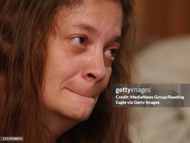 Photo Ryan McFadden 200503310 Virginia L Meadows of South Brunswick twp in Schuylkill County at her home. She is crying during an interview about the...