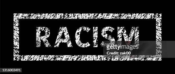 rassismus-stempel - look at white supremacy stock-grafiken, -clipart, -cartoons und -symbole