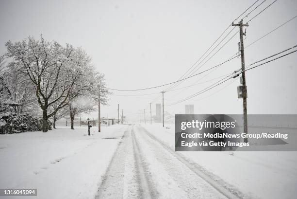 The intersection of Lanchester Road and Route 322 in Chester County on March 7, 2018. Photo by Natalie Kolb