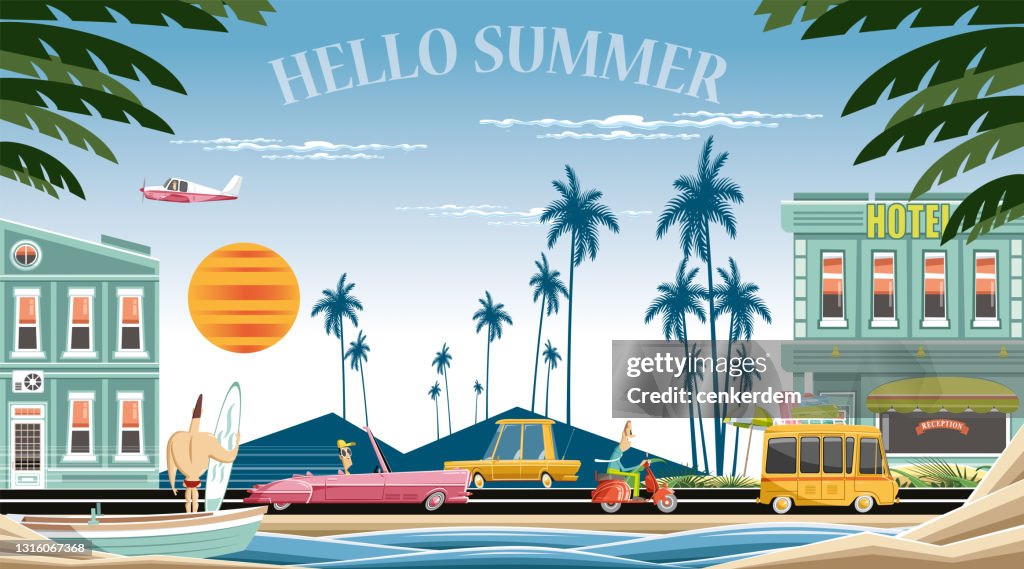 Seaside driving